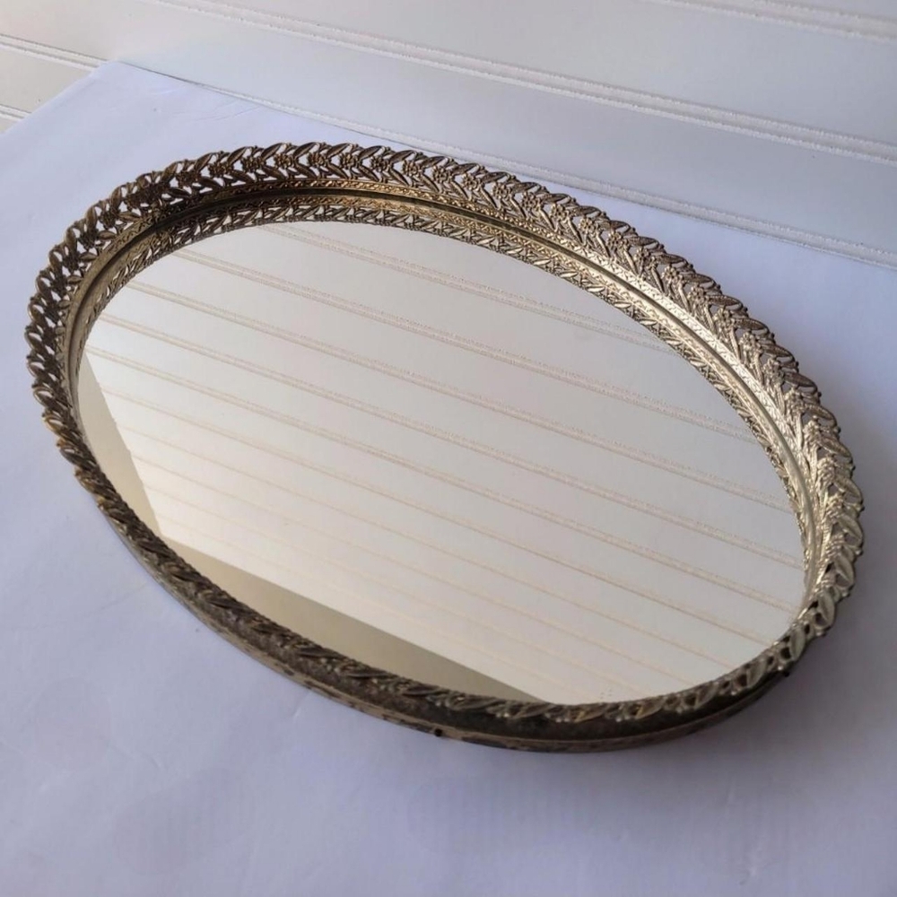 Vintage Mirrored Vanity Tray - Picture 3 of 5